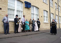 Looking back at the unveiling of the Thomas Peacock Blue Plaque Saturday, 4th June 2011 with Maureen Scott of the Littleport Society